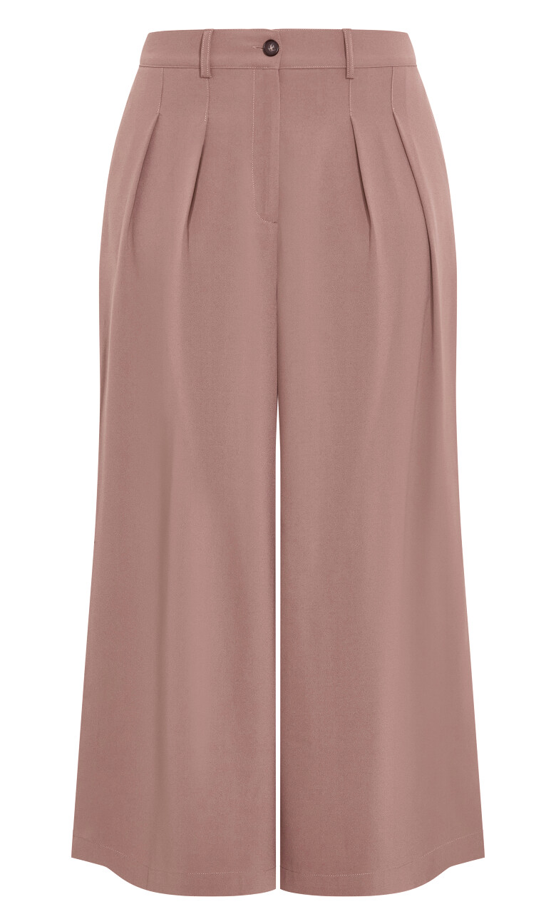 Abbie Wide Leg Pant - cinnamon