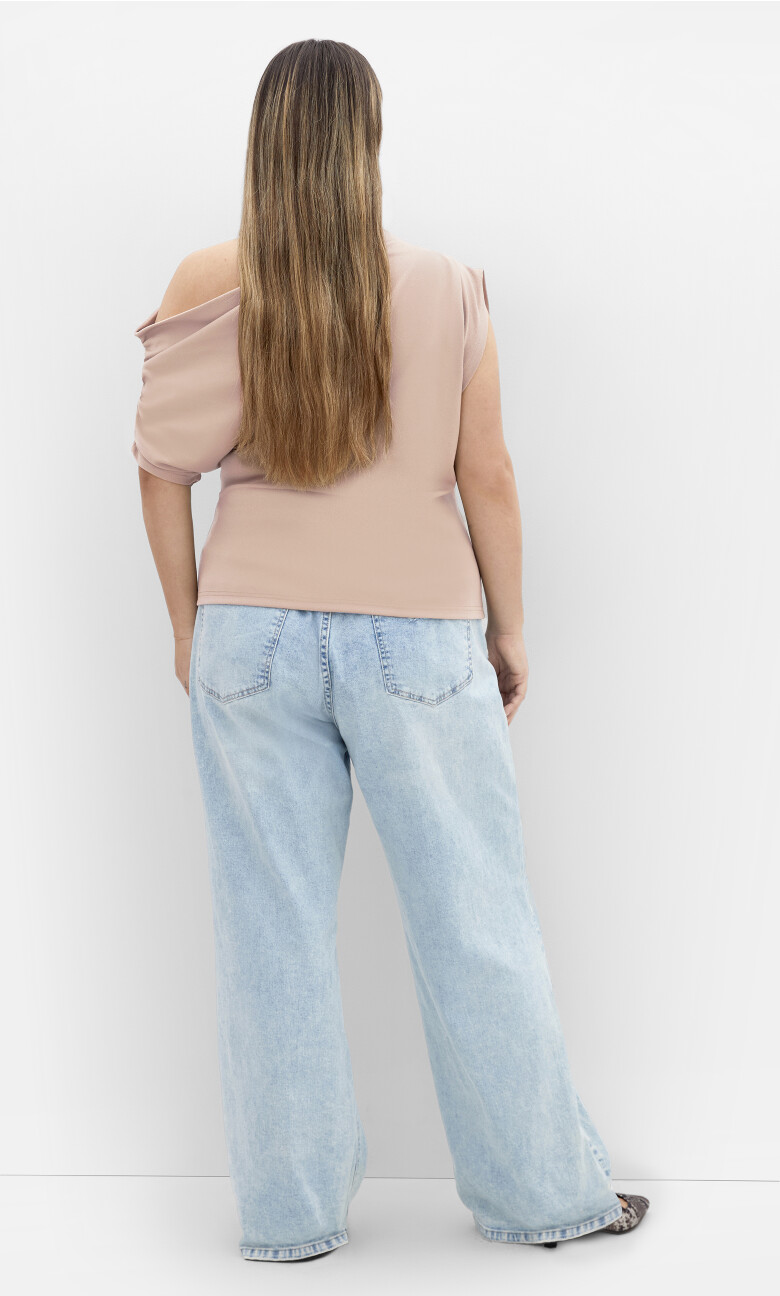 Imani Off Shoulder Top - taupe