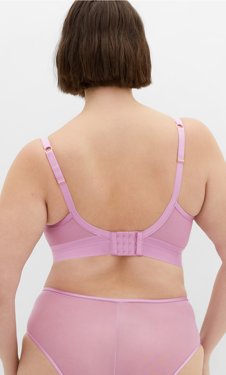 Alexis Contour Longline Bra - purple