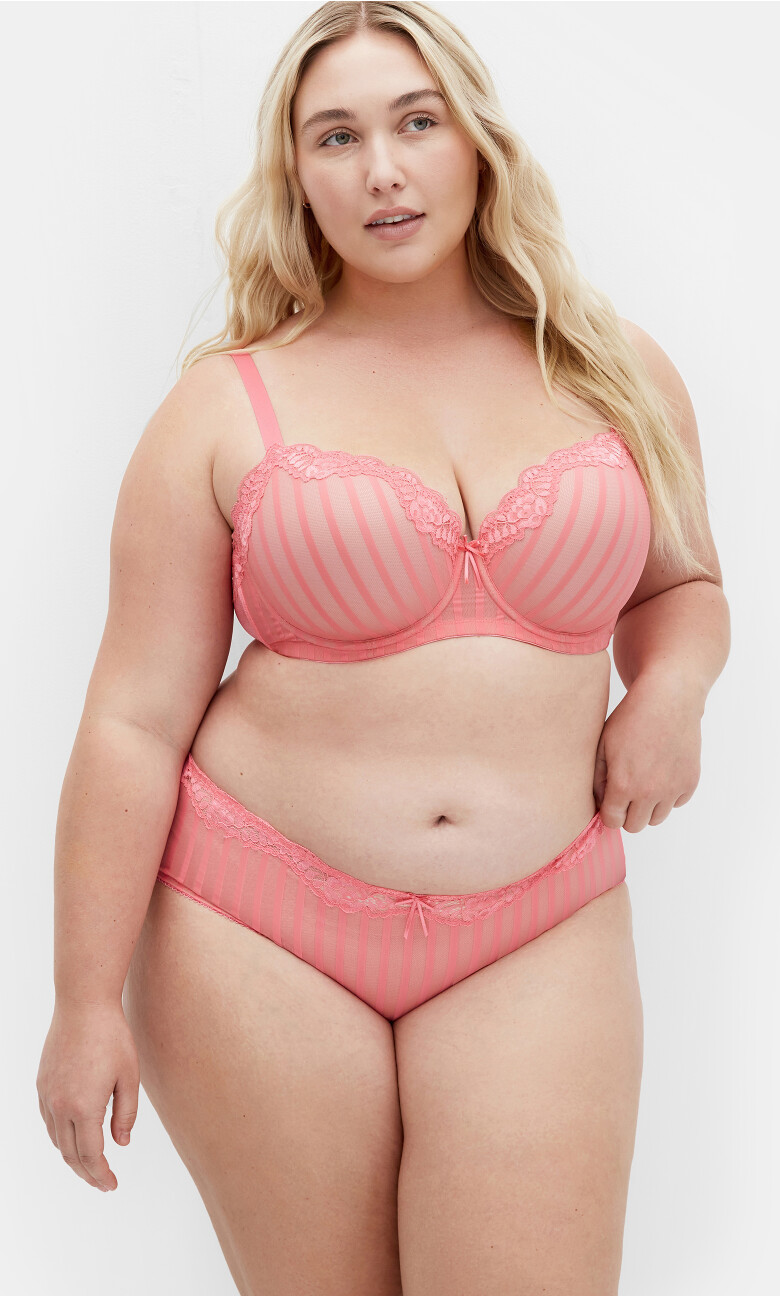 Fifi Contour Bra - pink coral