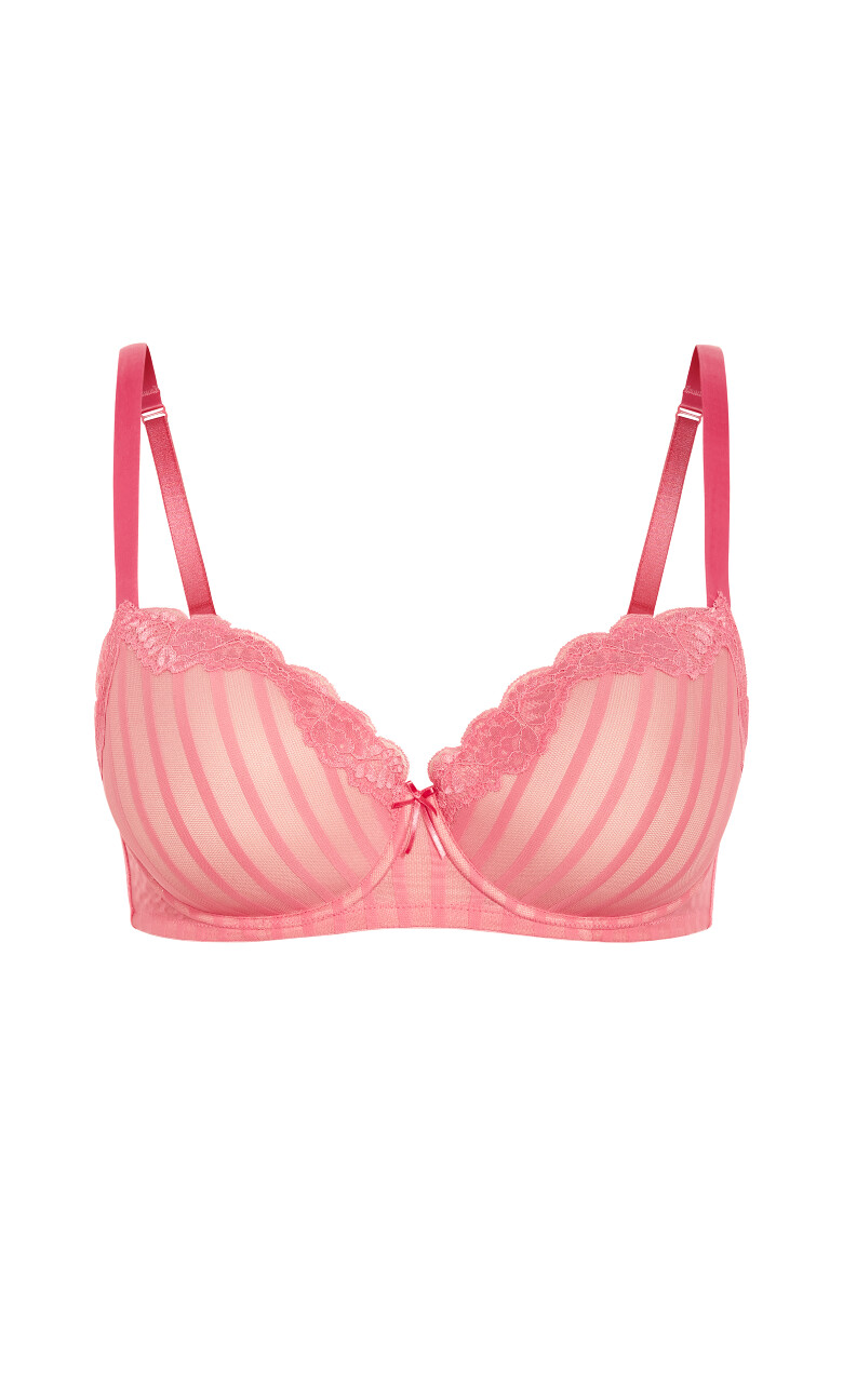 Fifi Contour Bra - pink coral