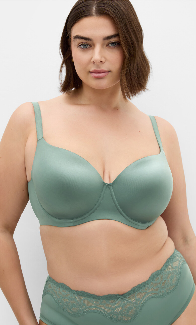 Smooth & Chic T-Shirt Bra - sage