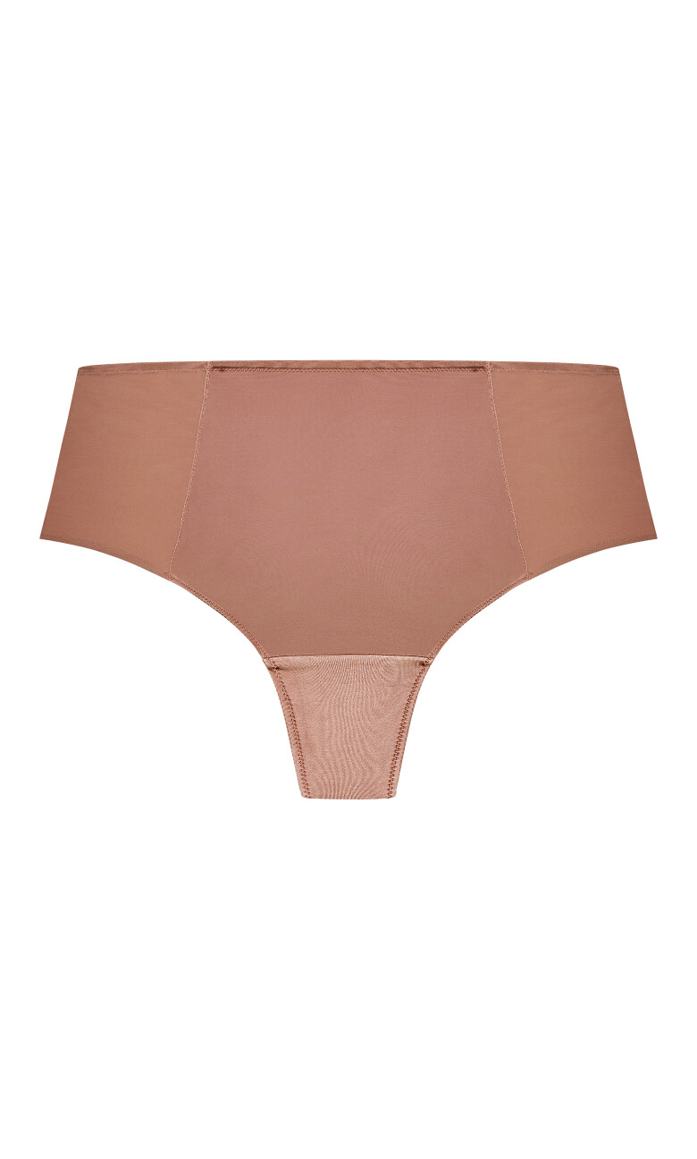 Smooth & Chic Control Thong - bronze