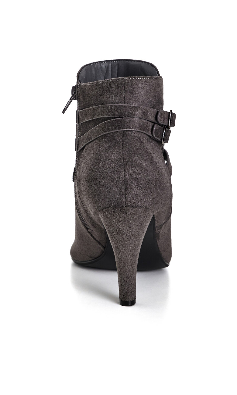 WIDE FIT Sultry Ankle Boot - steel