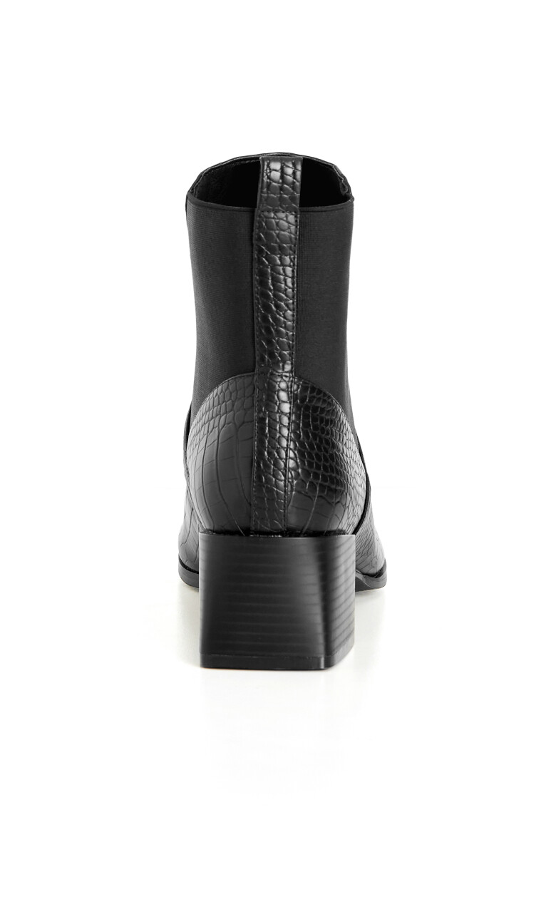 WIDE FIT Eden Ankle Boot - black