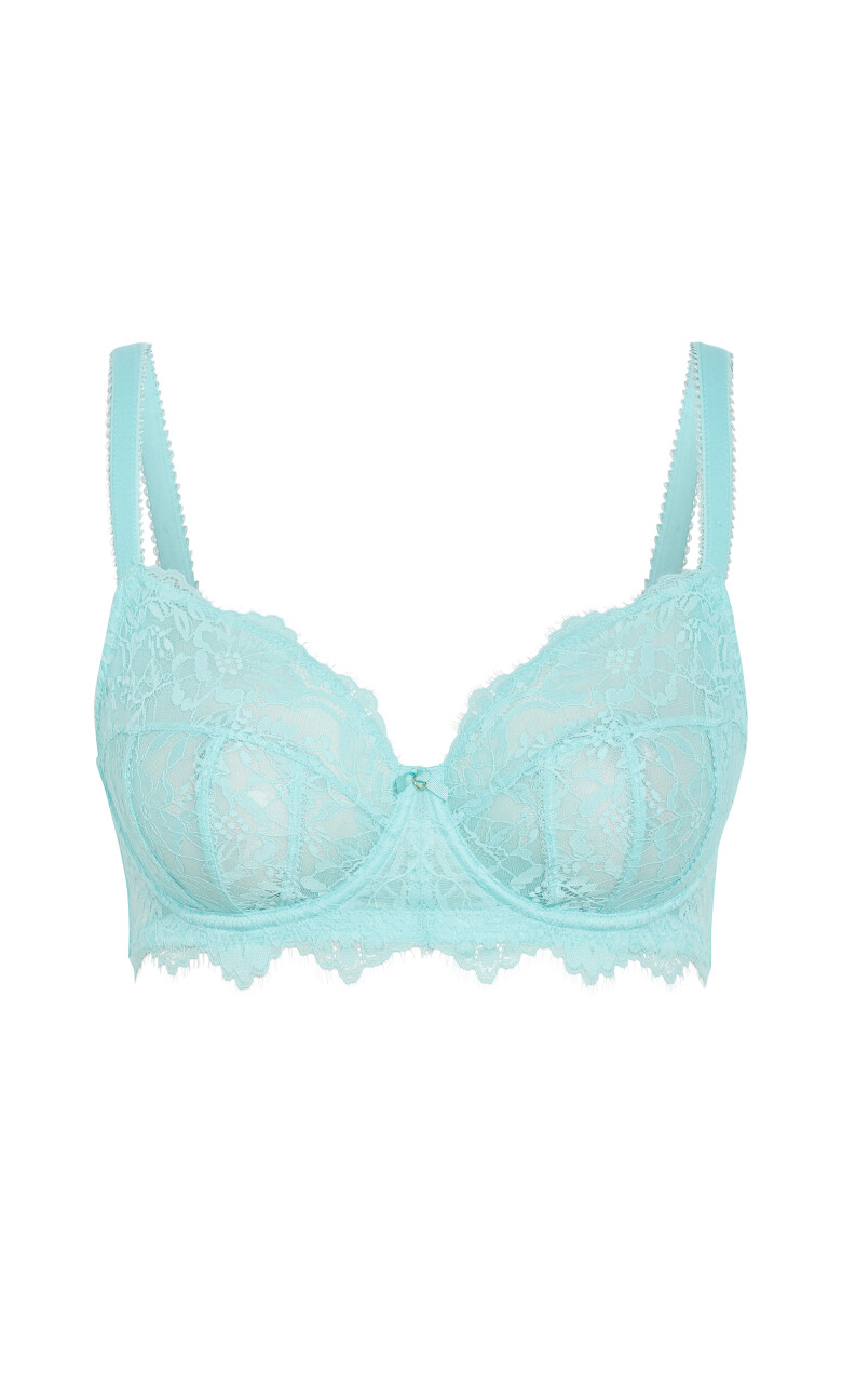 Lara Underwire Bra - iced aqua
