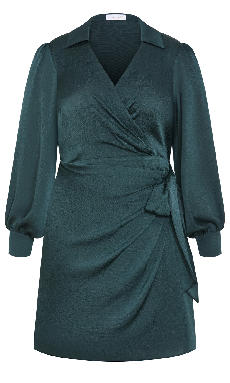 Genevieve Dress - hunter green