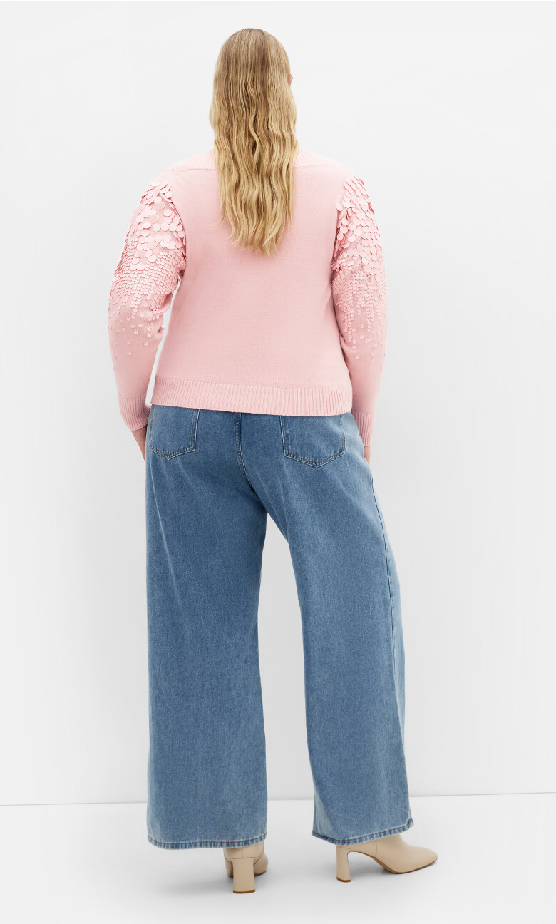Braylin Sequin Jumper - blush