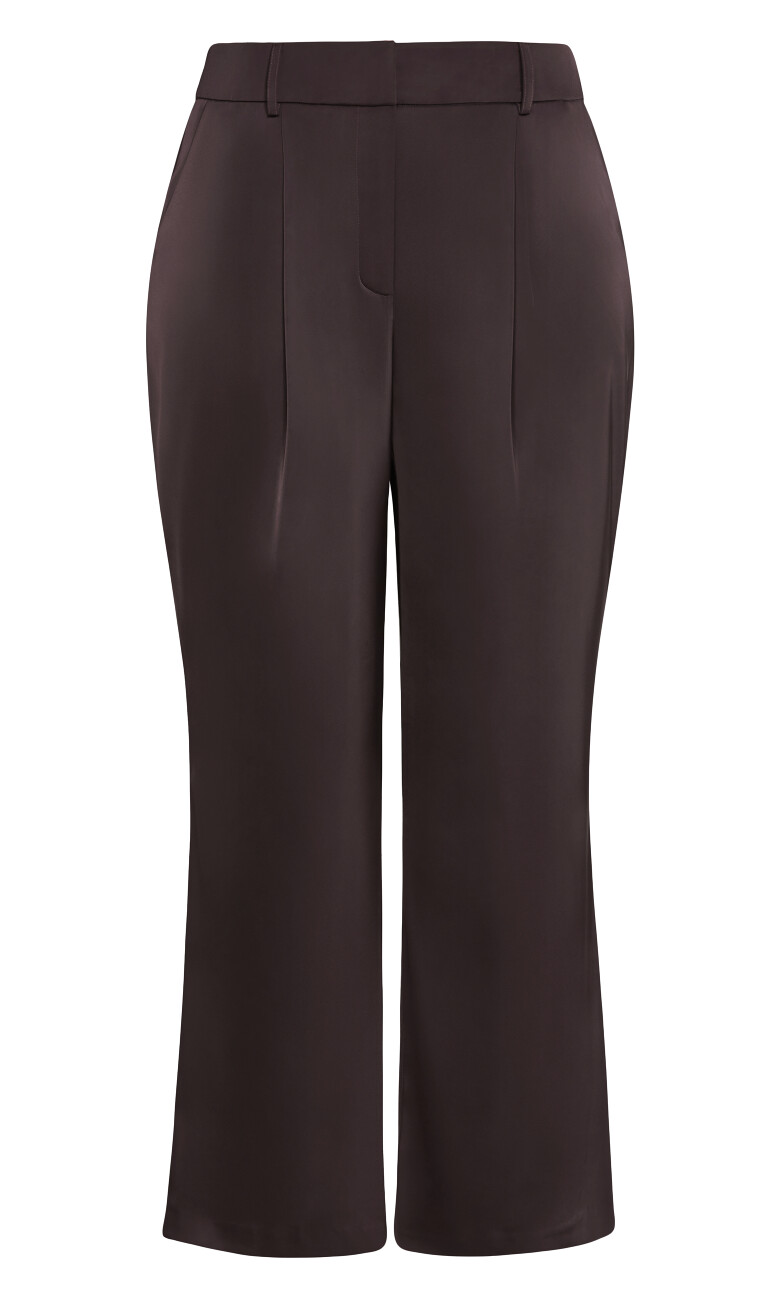 Rylie Wide Leg Pant - chocolate