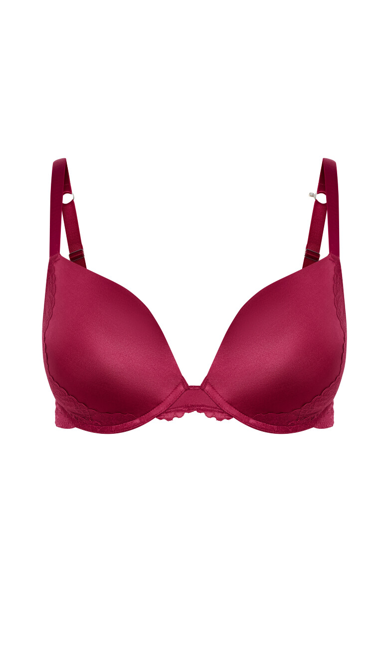 Allure Push Up Bra - sangria