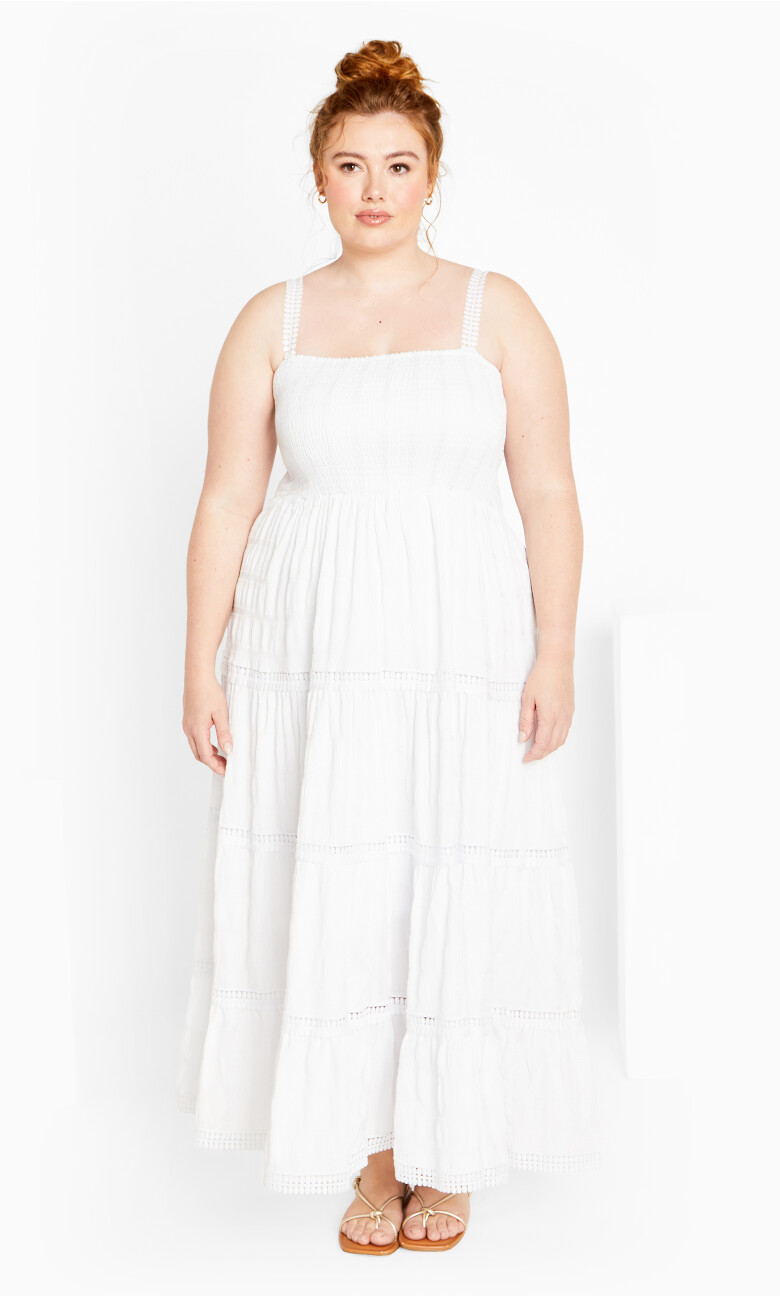 Dakota Dress - white