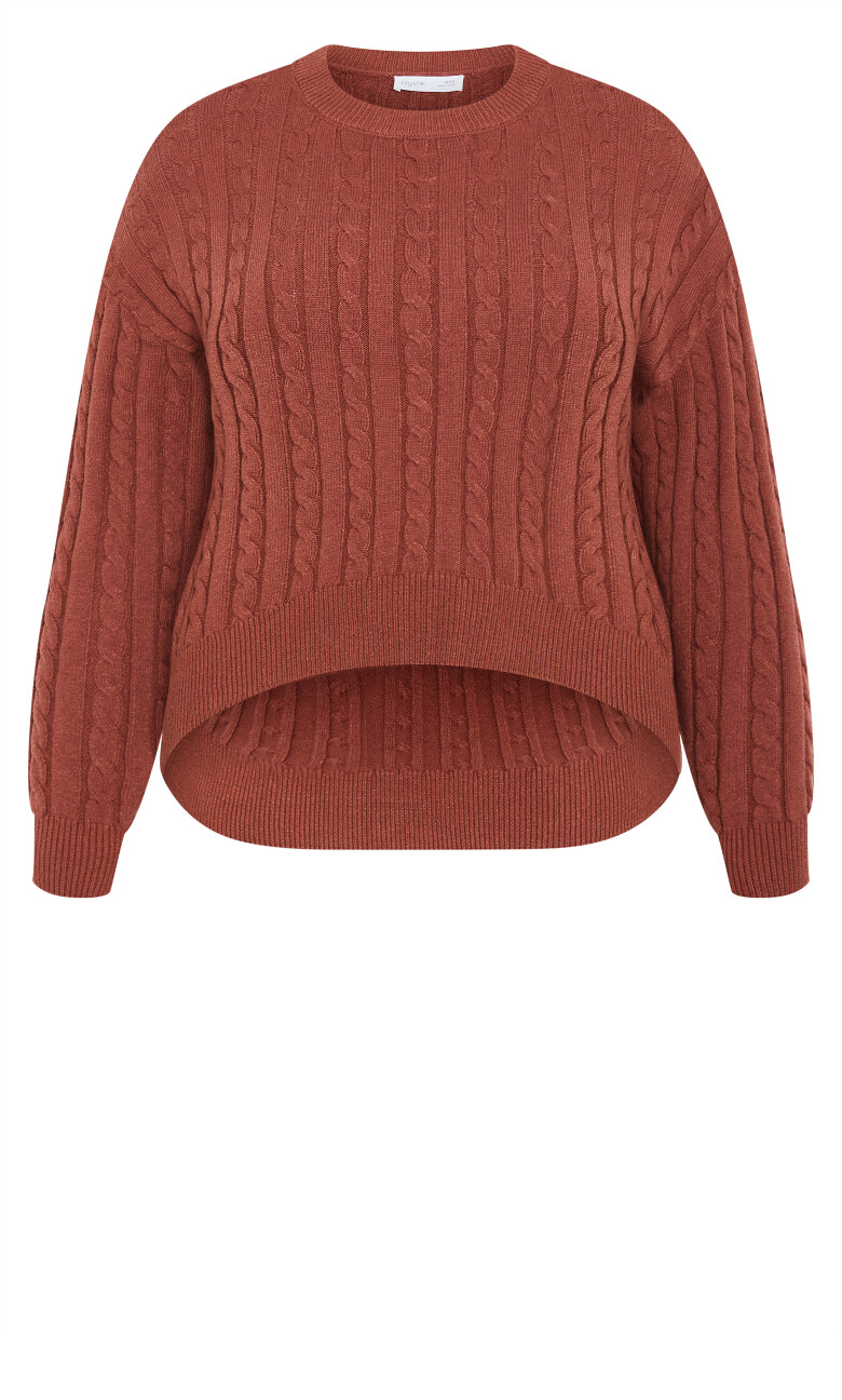 Kenia Knit Jumper - cinnamon