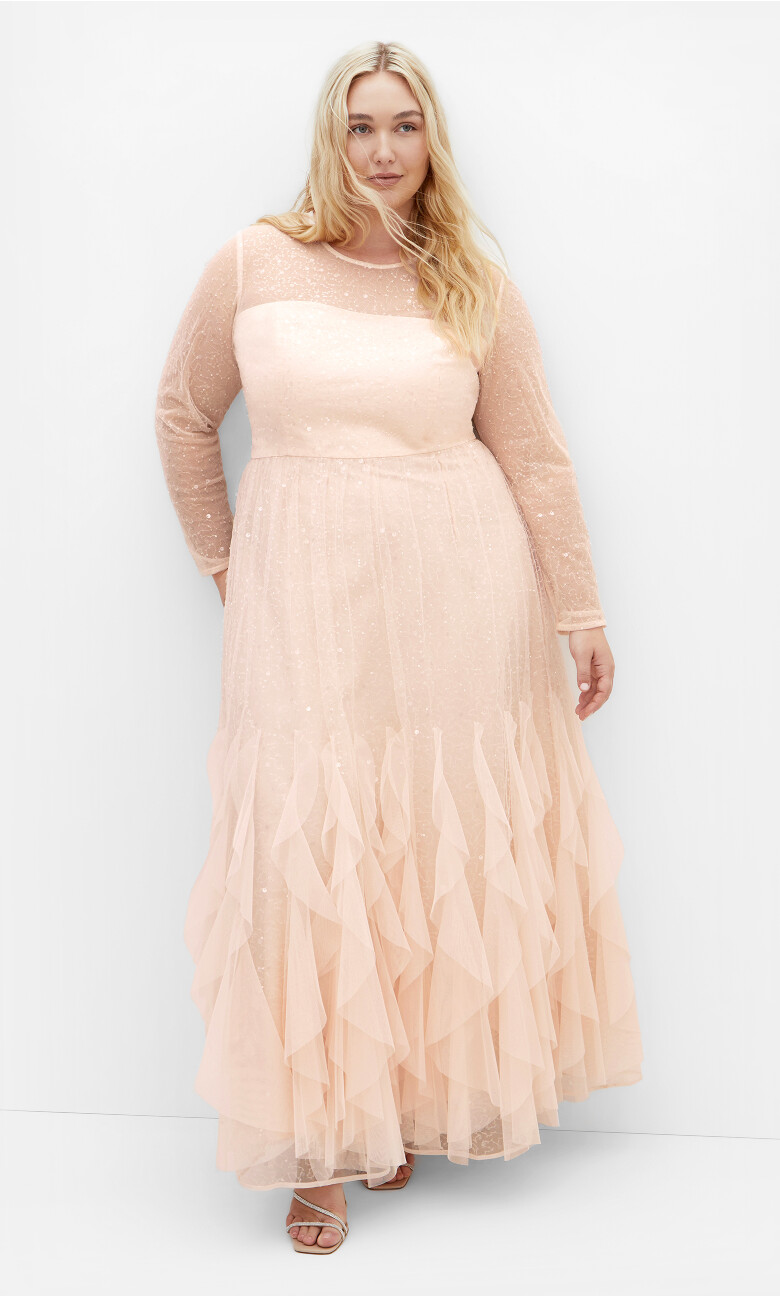 Radiant Gown- soft gold