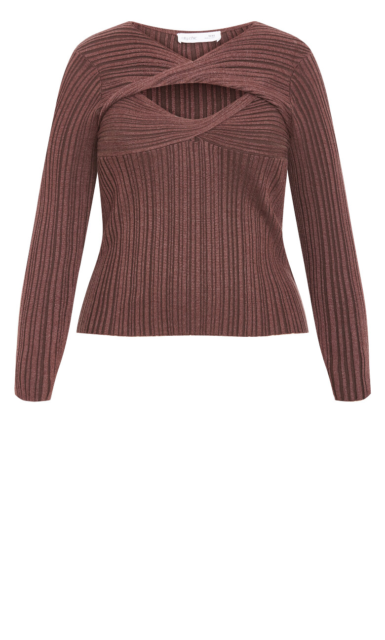 Kaleigh Knit Jumper - ameretto