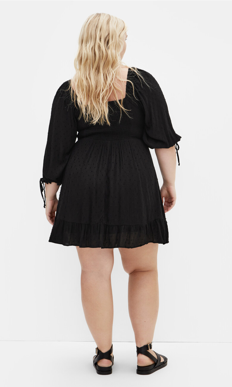 Allegra Mini Dress - black