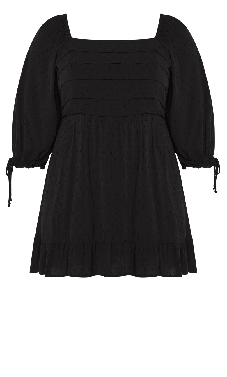 Allegra Mini Dress - black