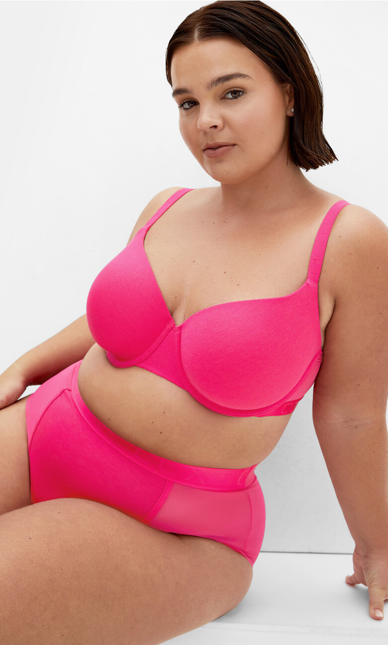 Signature T-Shirt Bra - azalea