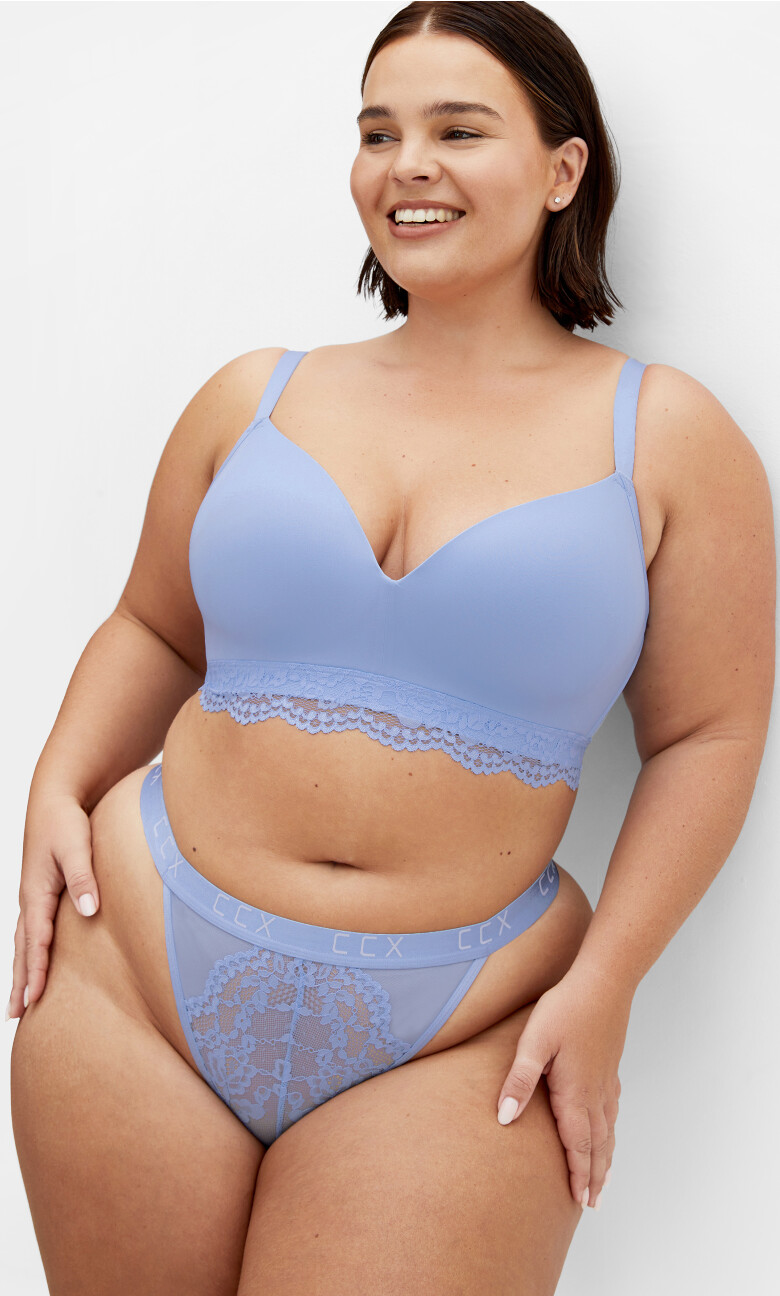 Signature Wireless Bra - angel blue