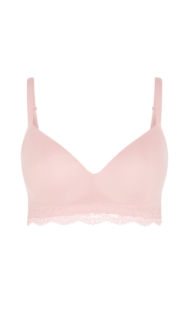 Signature Wireless Bra - dusty rose