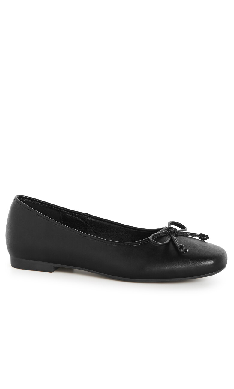 WIDE FIT Ella Ballet Flat - black