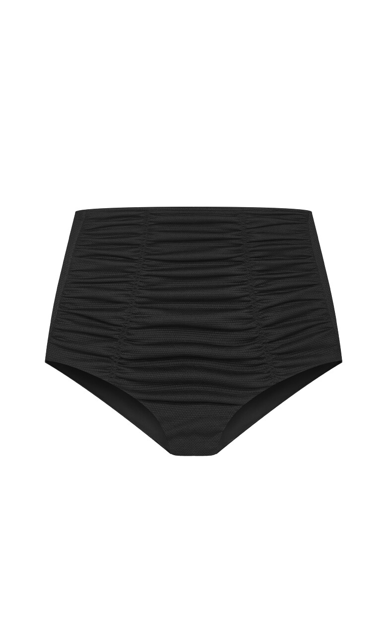 Sardina Hi Waist Bikini Brief - black