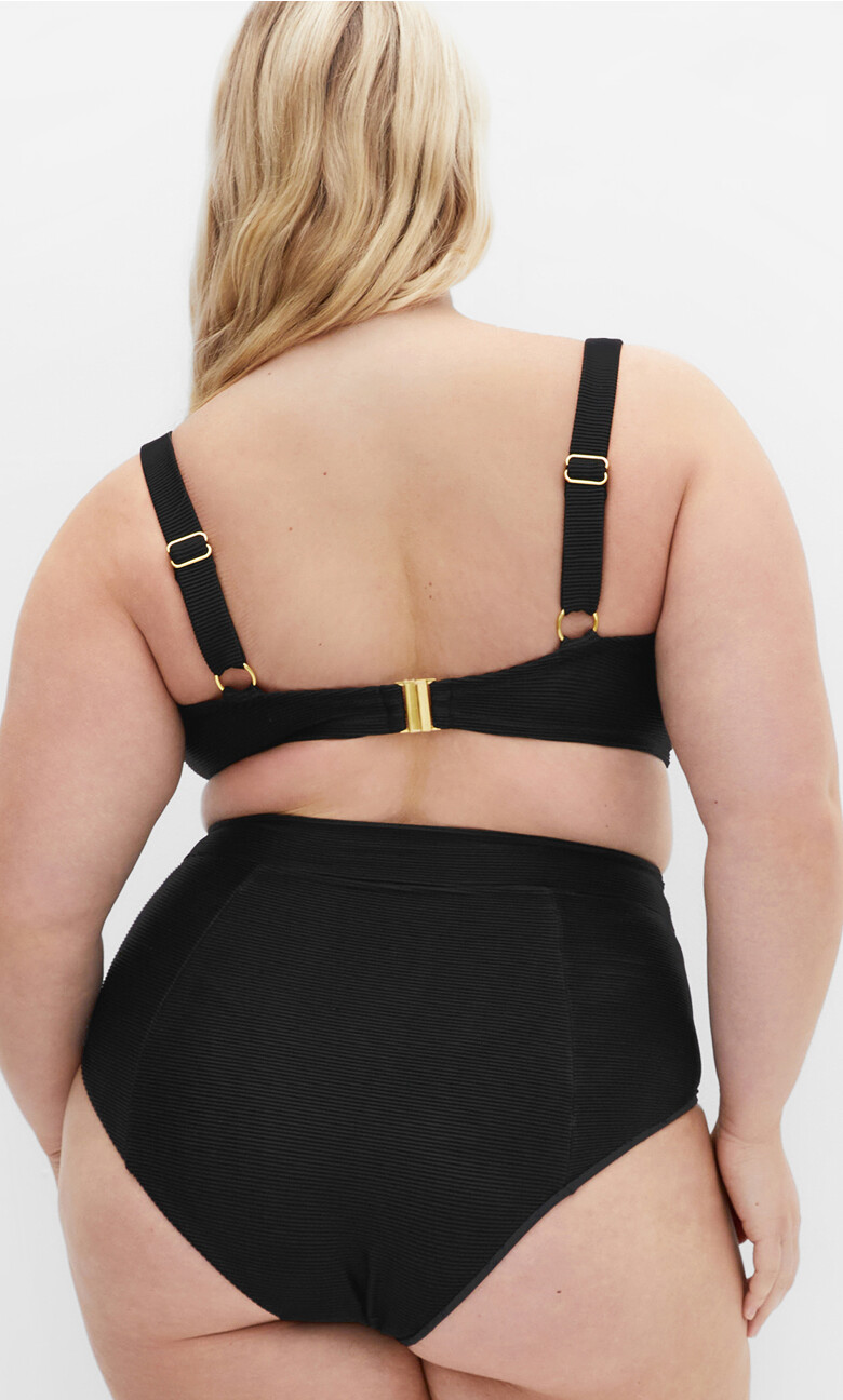 Seville Hi Waist Bikini - black