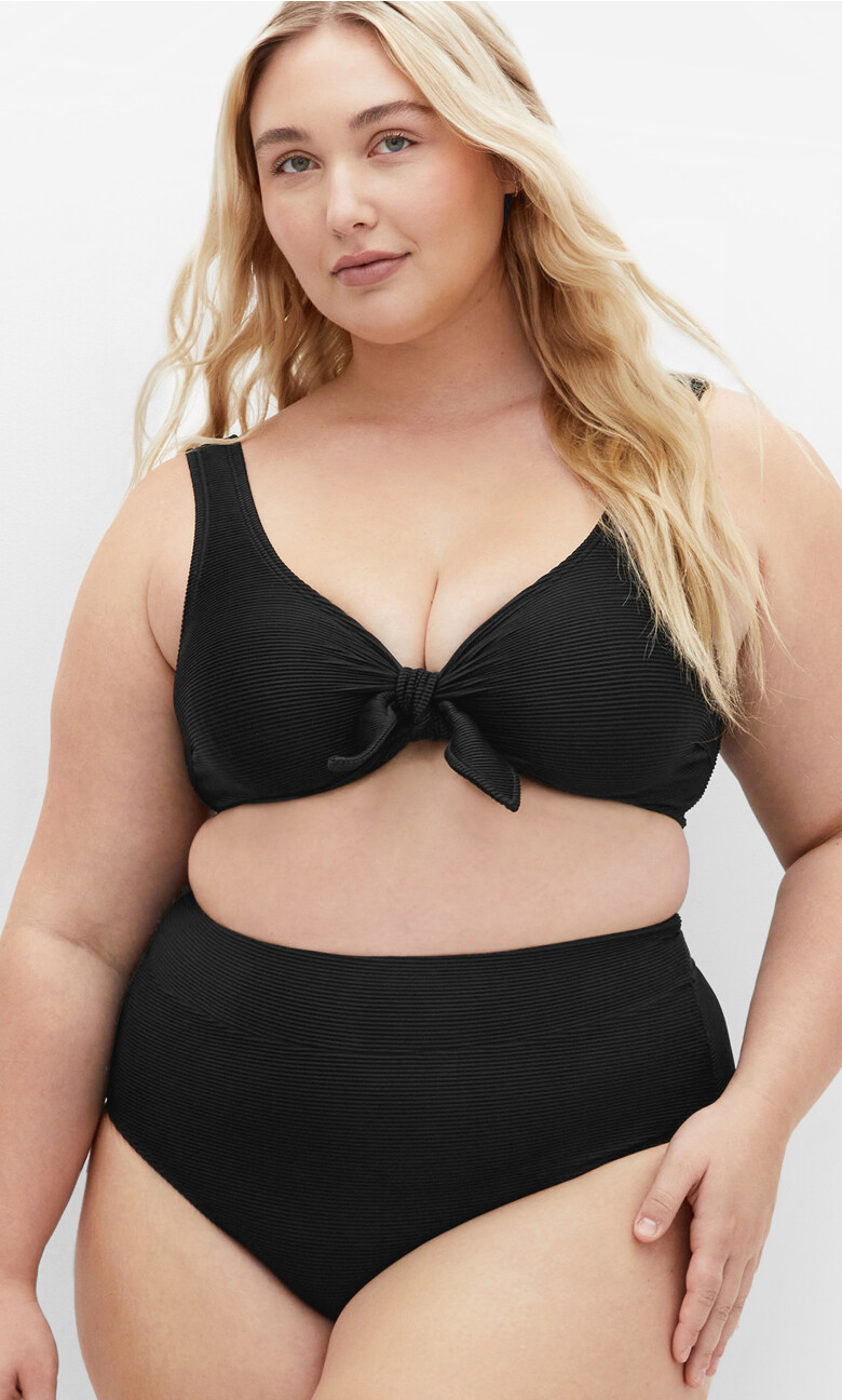 VALENCIA HI W BIKINI - Black
