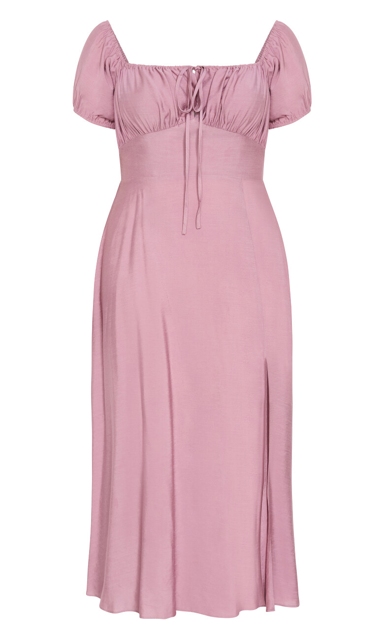 Abbigail Split Maxi Dress - roseberry