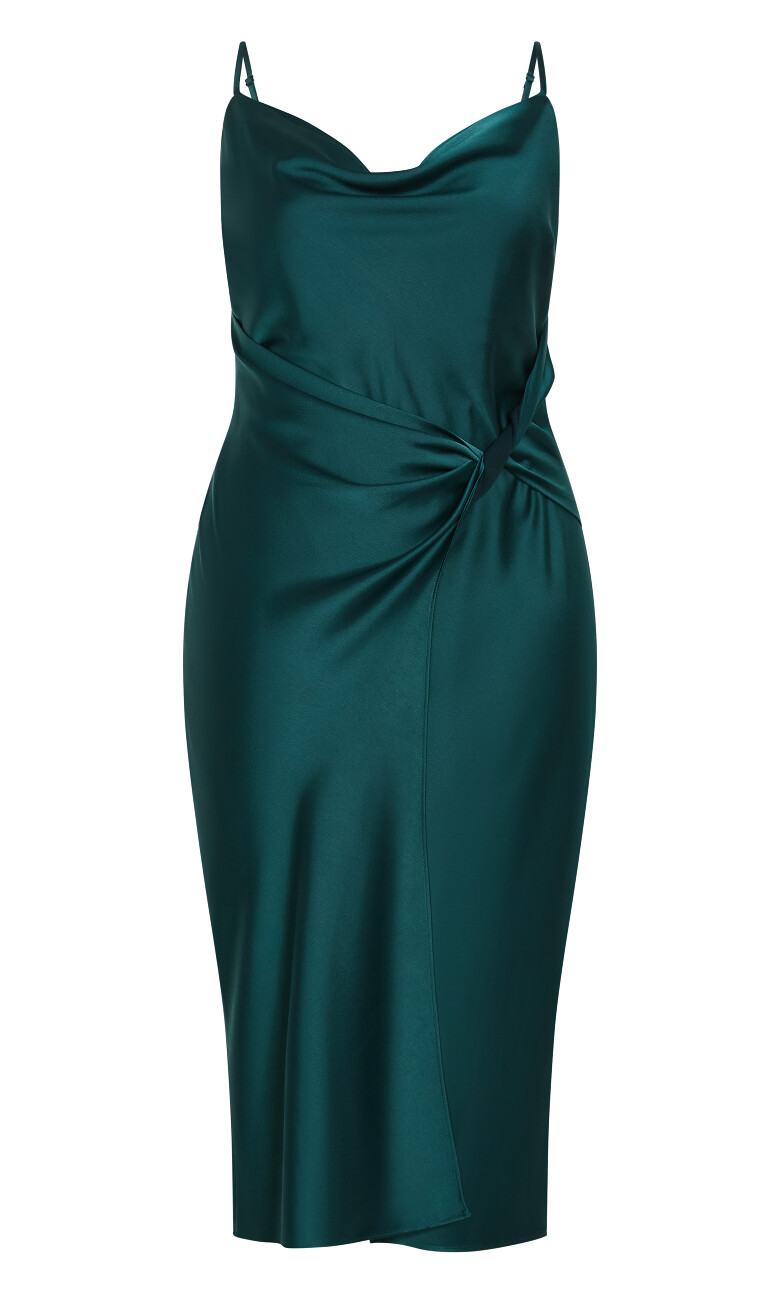 Adelina Dress - emerald