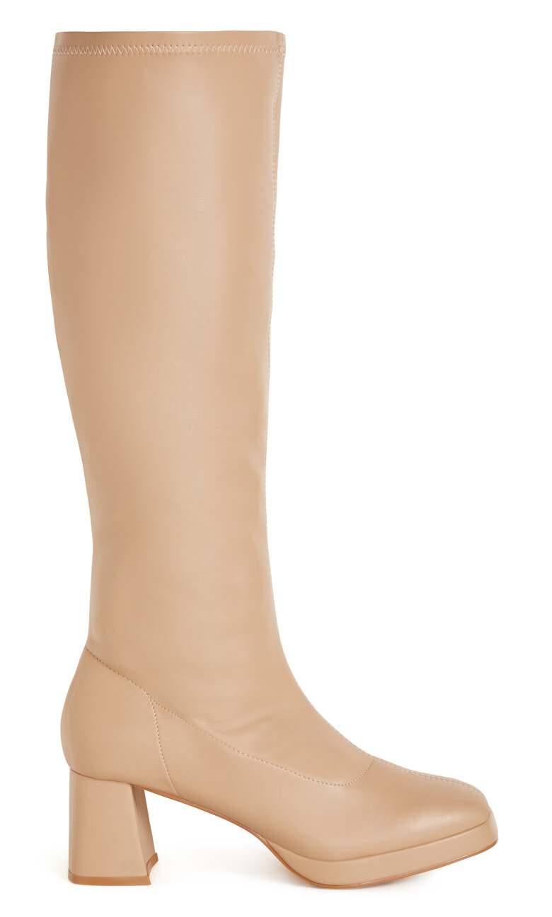 WIDE FIT Aria Boot - caramel