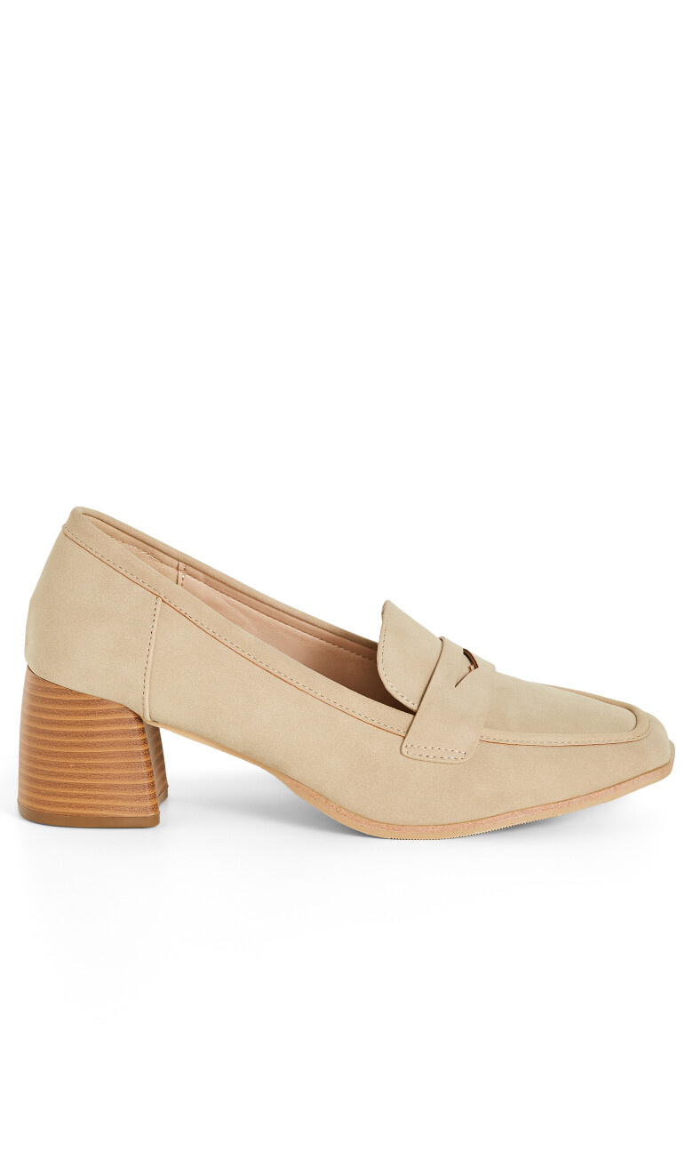 WIDE FIT Lavinia Loafer - pebble