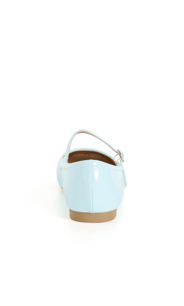 WIDE FIT Sofia Ballerina - soft blue