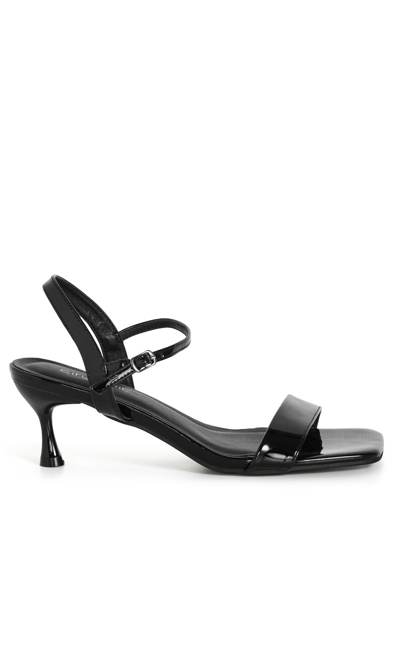 WIDE FIT Party Time Heel - black