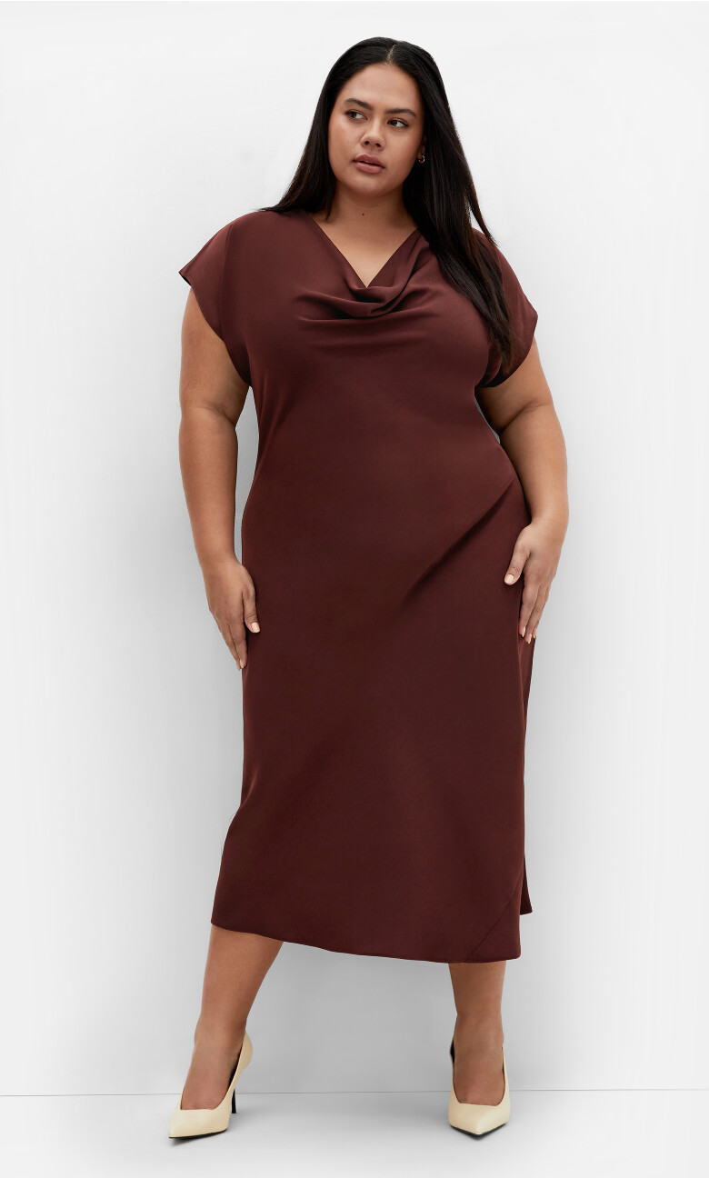 Piccadilly Dress - burgundy
