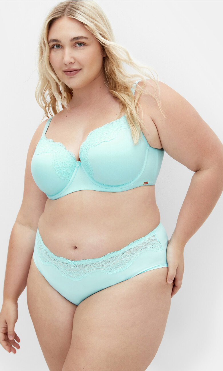 Smooth & Chic T-Shirt Bra - iced aqua