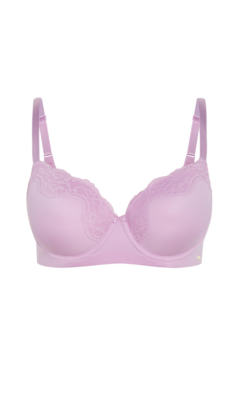 Smooth & Chic T-Shirt Bra - purple