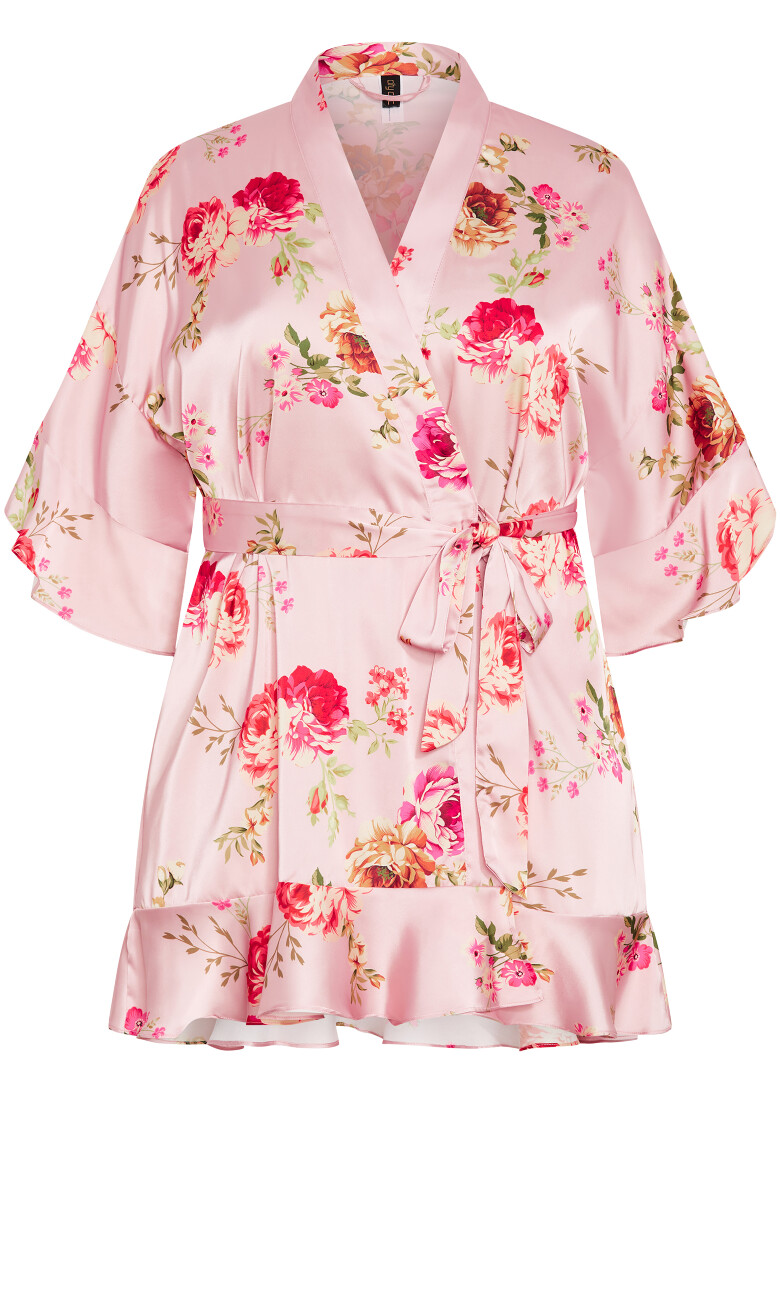 Arcadia Short Kimono - blush