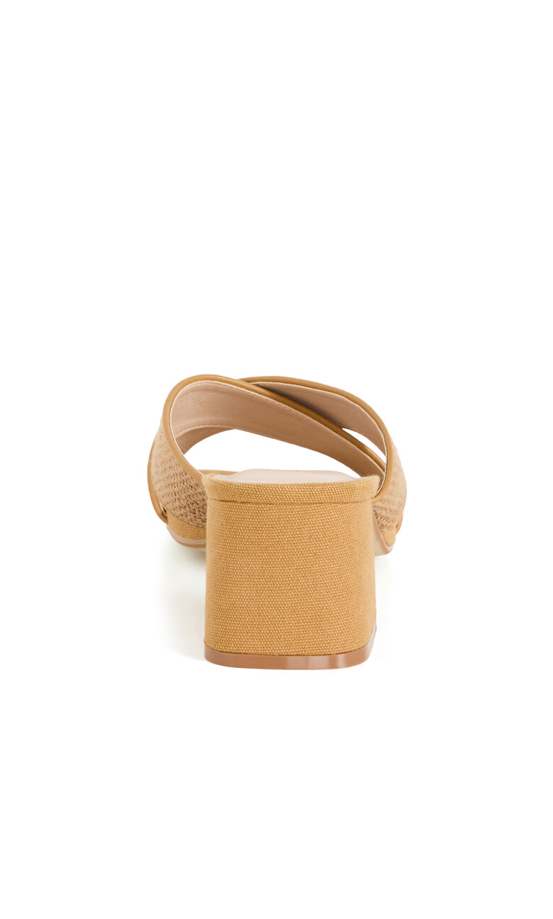 WIDE FIT Tuscany Slide - tan