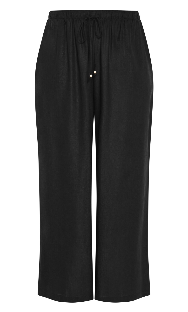 Holly Linen Pant - black