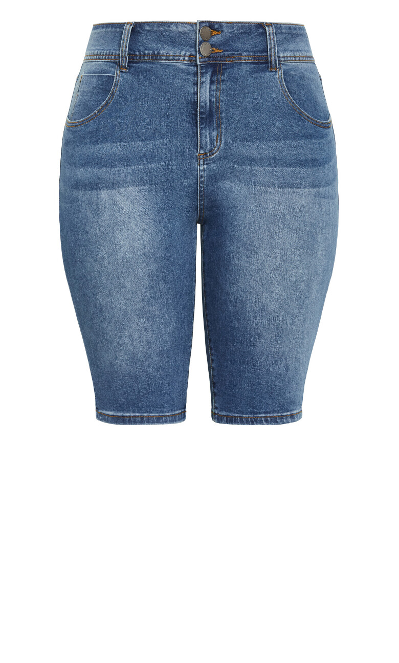 Classic Pins Short - mid wash