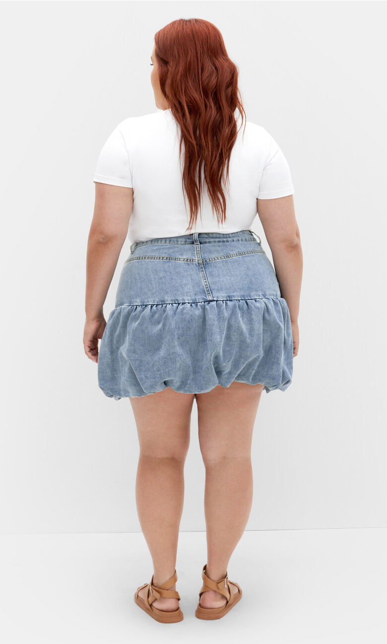 Maisy Skirt - mid denim