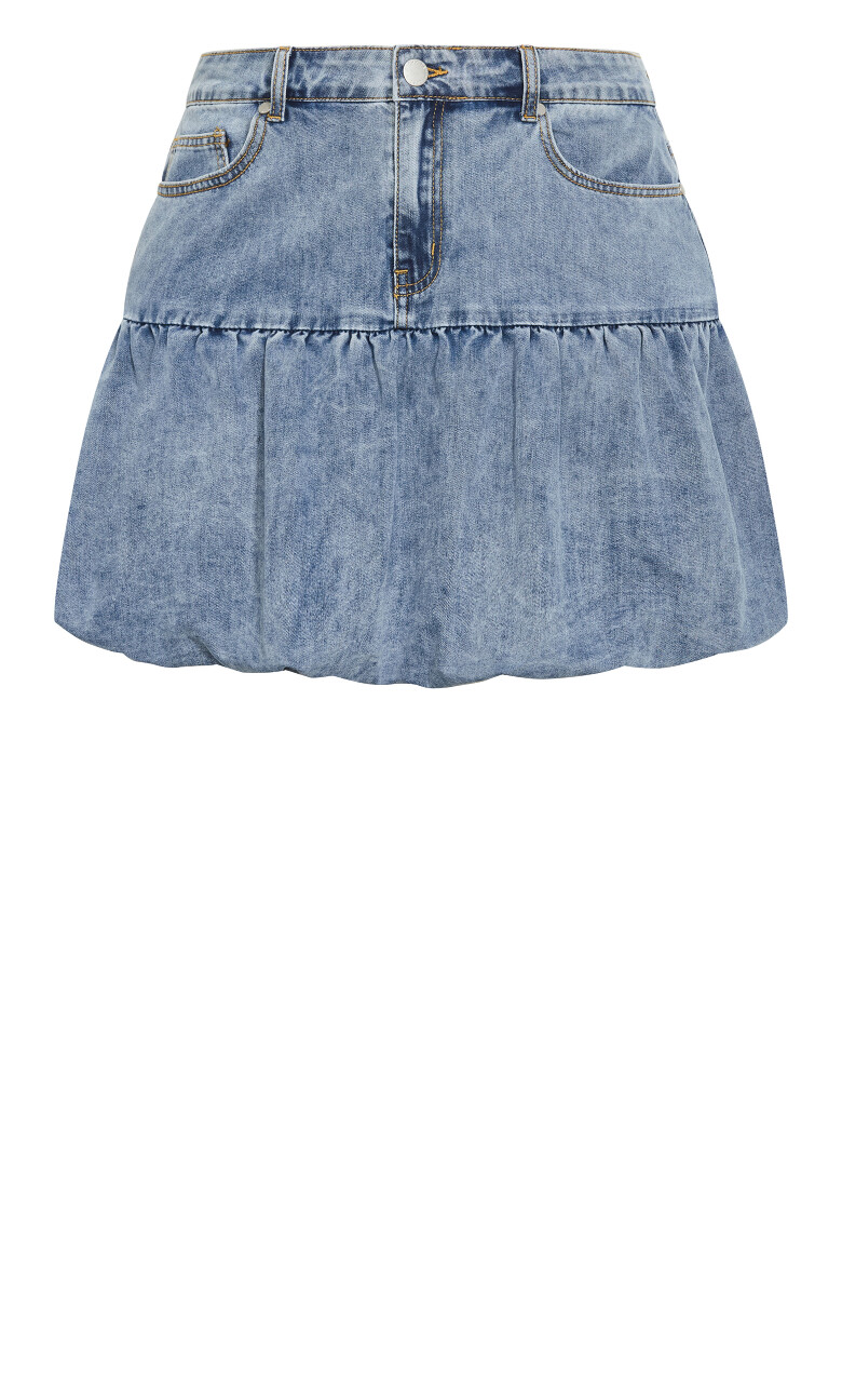 Maisy Skirt - mid denim