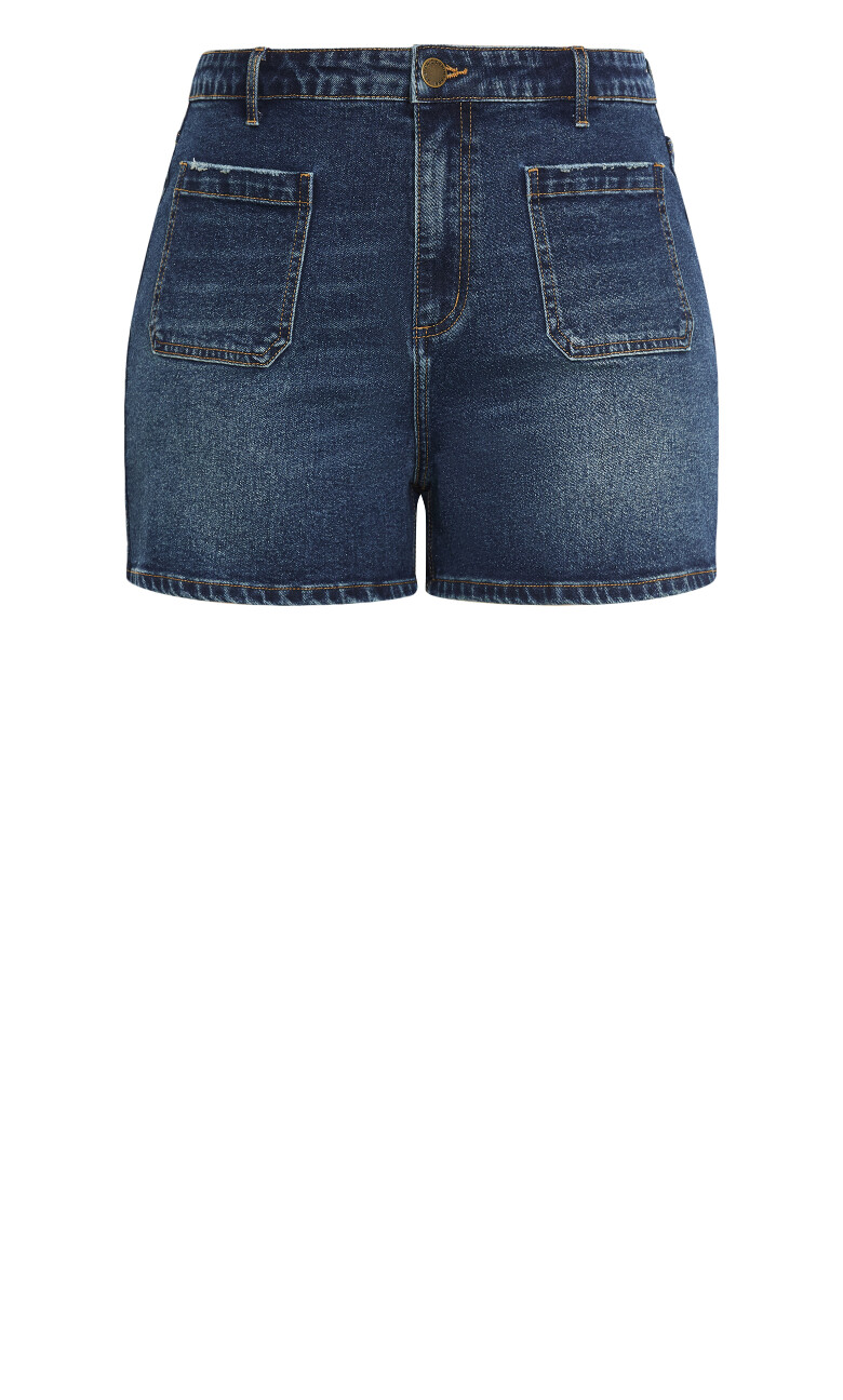 Denim Callie Short - dark denim