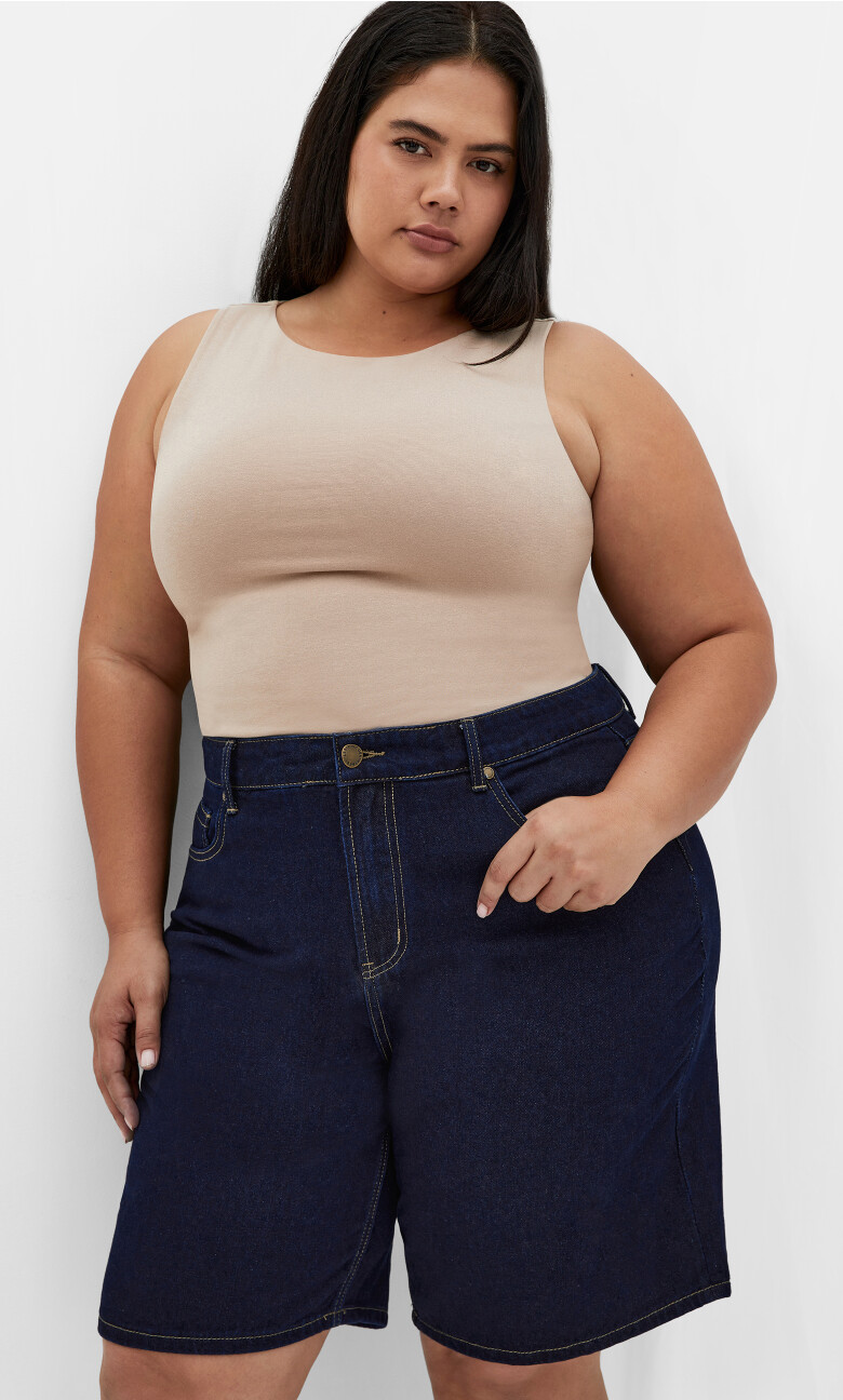Denim Laila Short - dark denim