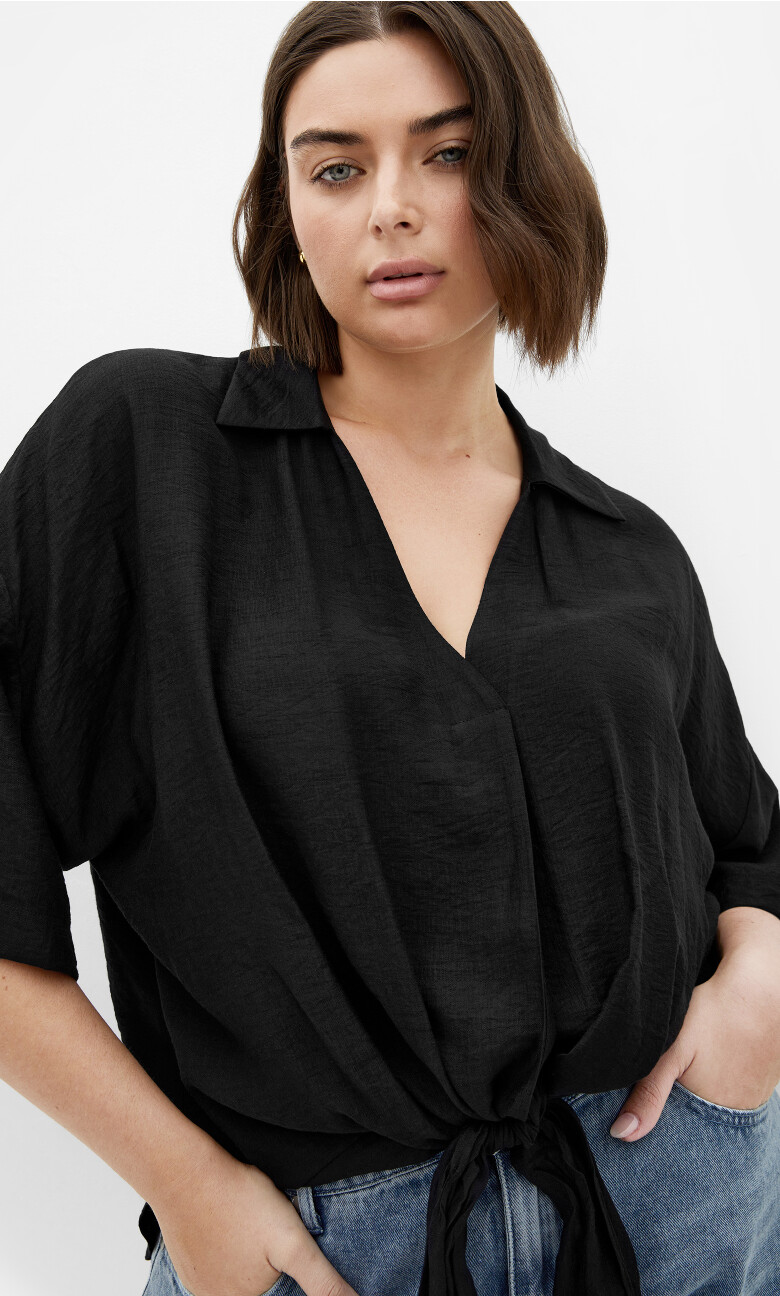 PlusSizeRosie Shirt - Black