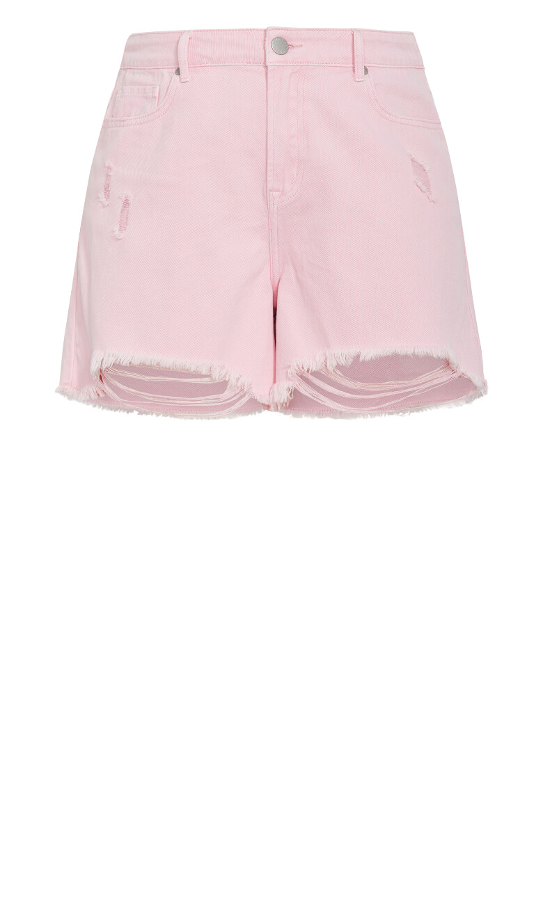 Denim Rip Short - pout