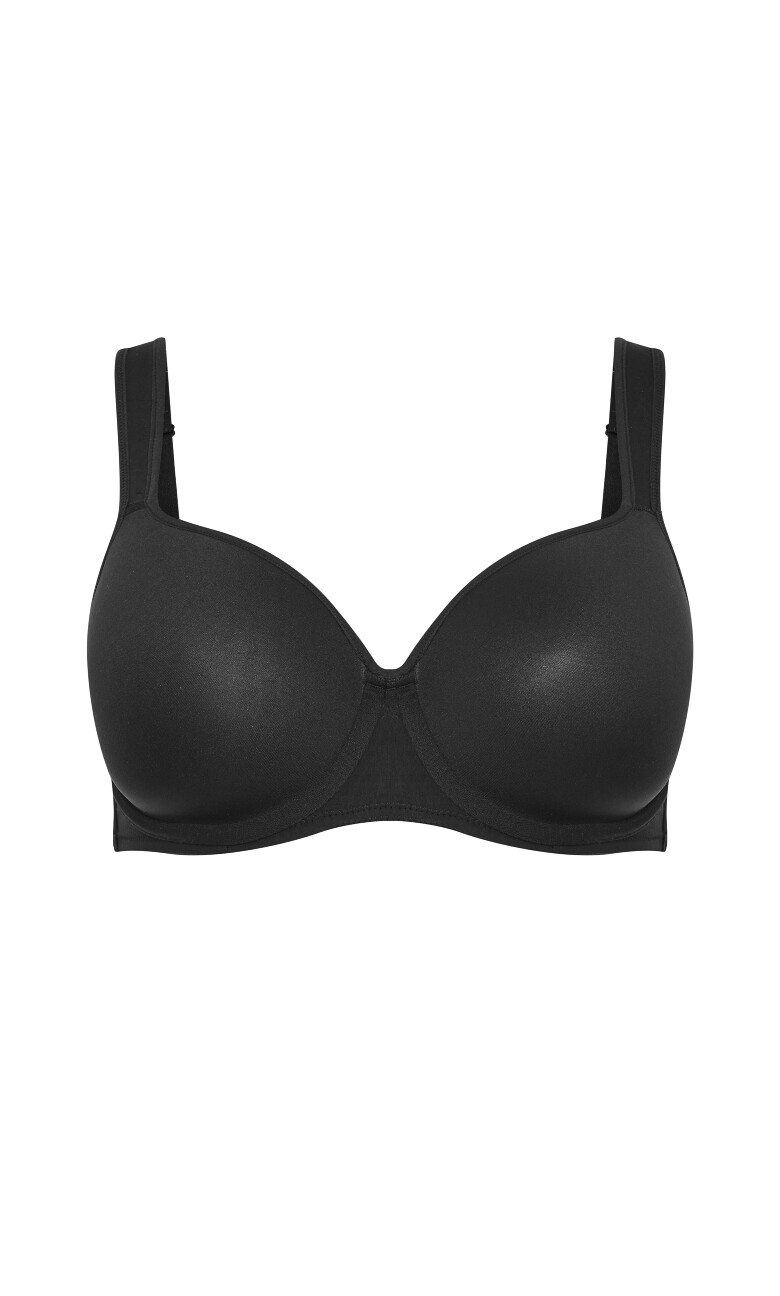 Smooth & Chic Balconette T-Shirt Bra - black