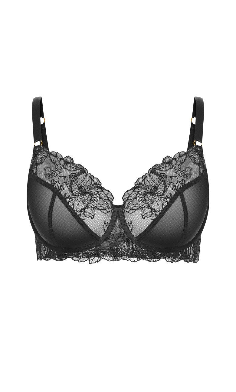 Kimora Demi Underwire Bra - black