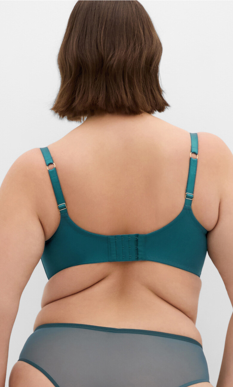 Kimora Demi Underwire Bra - deep teal