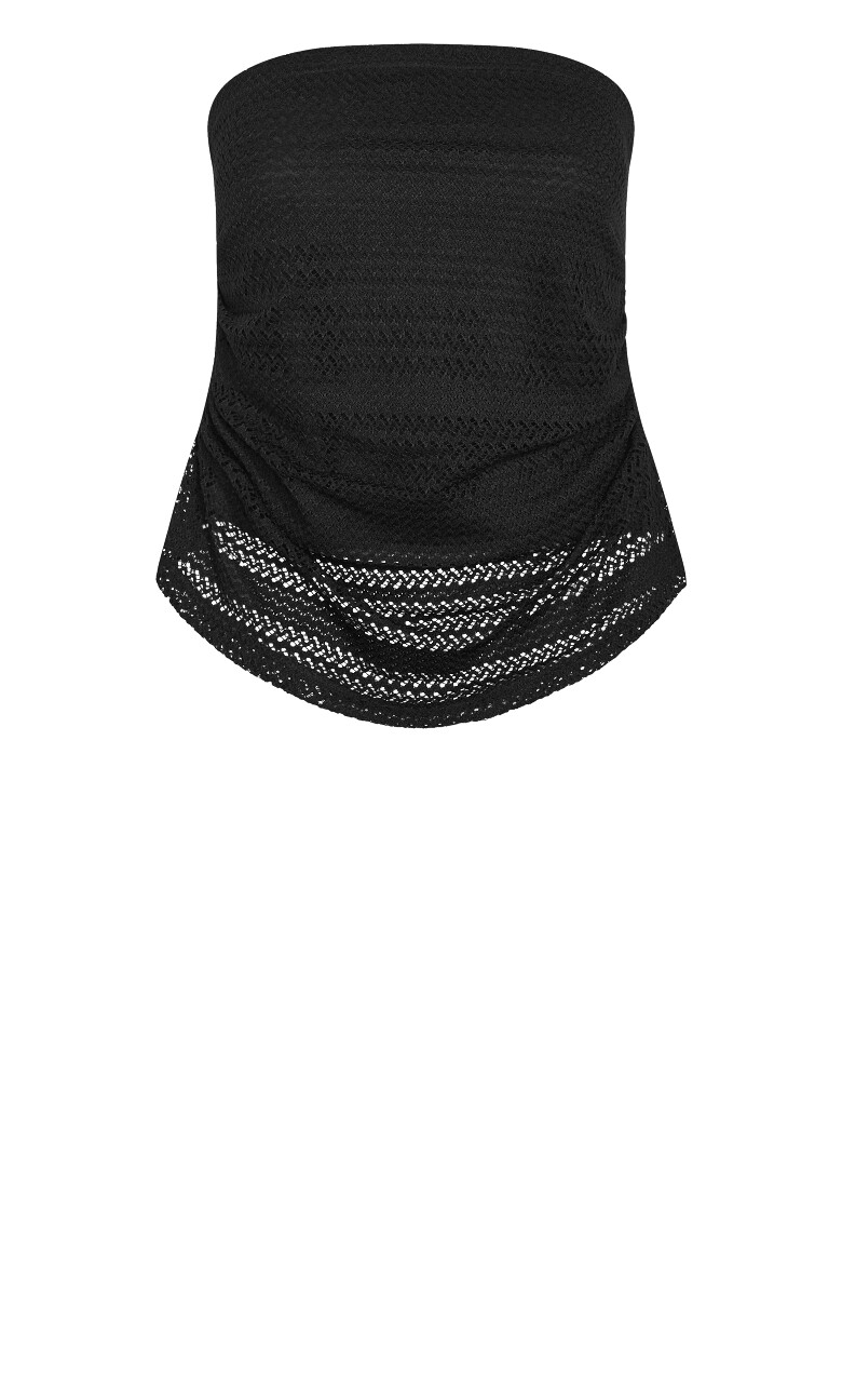 Crochet Bandeau - black